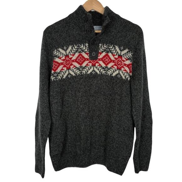 Oscar de la Renta Other - Oscar De La Renta Pullover Fairisle Knit Sweater Size: Small